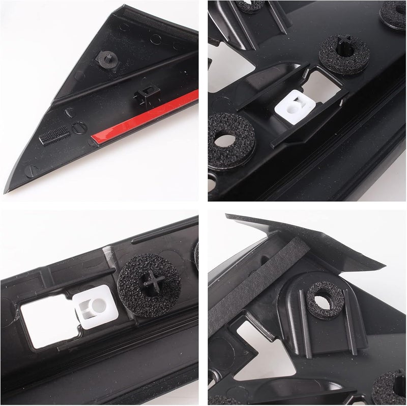 Goopool طقم تزيين عمود الزجاج الأمامي الجانبي الأيسر متوافق مع فورد إكسبلورر 2011-2019 بدلاً من: 926-450، BB5Z7803137AA، BB5Z7803145AA - Image 5